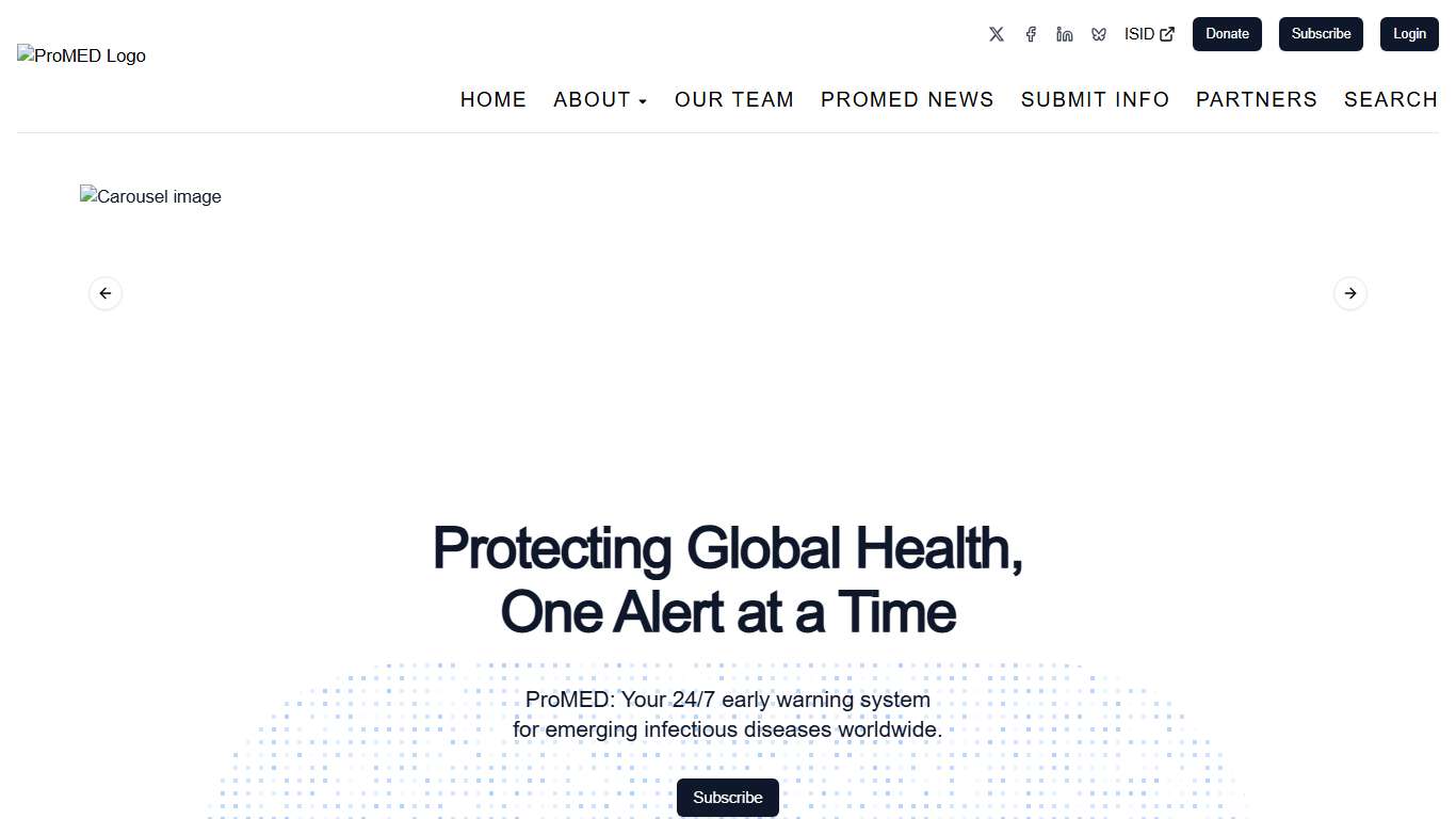 Protecting Global Health, One Alert at a Time ProMED