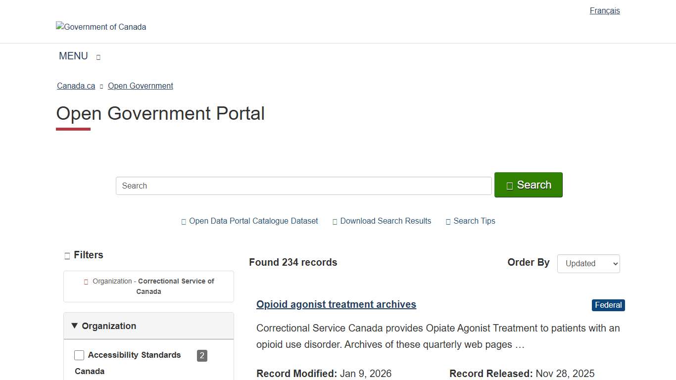 Open Government Portal